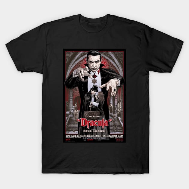 Dracula T-Shirt by aknuckle